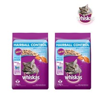 마즈 위스카스 헤어볼 치킨앤튜나 1.1KG 2팩, free