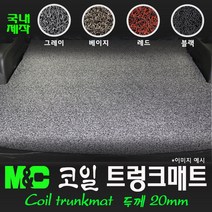 포드 익스플로러(2013년) 코일 트렁크매트[국내제작], 트렁크-블랙