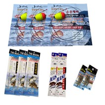 씨케이 / 찌 원터치 채비 / EVA 2단 유동 채비 3세트 / 풀 세트 구성, 1세트