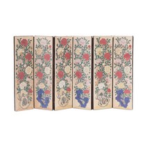 [바보사랑] 병풍만들기 모란도 6폭 전통문화체험 DIY 세트, 상세 설명 참조