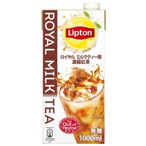 립톤 무설탕 로얄 밀크티 베이스 농축 홍차 1000ml 6개 종이팩, 단일 옵션개