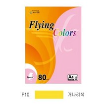 (주)오피스넥스 플라잉컬러 패럿(P10)(A4 80g 개나리색 25매 팩)_Nex (7720036)
