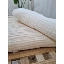 3중요루거즈원단 대폭3중거즈 면요루, 화이트(백색)