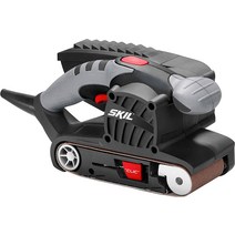 스킬 벨트 샌더 1215 AA (650 W 76 x 457 mm 자동 센터링 + 샌딩 프레임 청소기 어댑터 먼지통), EUROLEON