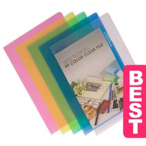 현풍 마이다스/A4 PP L홀더(10매) 55L 투명, 핑크, 1개