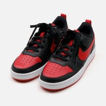 [국내매장판] 나이키 운동화 코트 버로우 로우 2 GS 블랙 레드 BQ5448-007