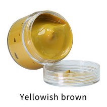 쪽염색 천염색물감 패브릭 섬유 모자 중간 갈색 가죽 염료 페인트 유성 DIY 전문 공예 가방 소파 신발 수, 14 Yellowish Brown