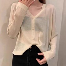 [데일리] 국민룩 여성 얇은 가디건 무난한 간절기 필수템