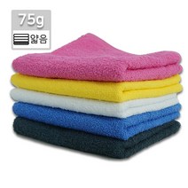 기존형 75미용(중/ 34x76cm 75g) 다용도 순면 업소용 수건 타올 미용실 헤어샵 사우나 헬스 휘트니스 땀수건 청소, 백색