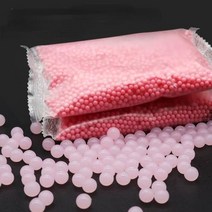 서바이벌 페인트볼 핑크 반투명 워터 비드 78mm 젤 볼 강화 크리스탈 쉘 호크 P1, 5 bags