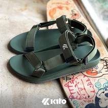 남성 샌들 kito 태국 수입 천연 고무 샌들 여성 2021 새로운 그린 비치 미끄럼 방지 남성 신발 슬리퍼