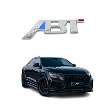 엠에스파츠 아우디 폭스바겐 이니셜 압트 ABT 엠블럼 트렁크 휀다 튜닝 차량용품 악세사리, 1개