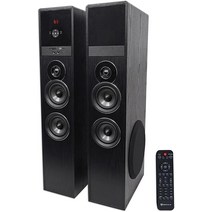방송 장비 스피커 우퍼 rockville tm80b 블랙 홈 시어터 시스템 타워 8 서브블루투스usb 금속 벽 플레이트, 20x30cm, 검은 색