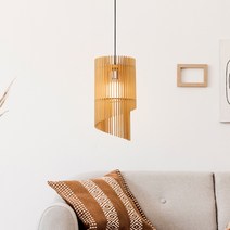 알베로 우드 1등 식탁등 식탁조명/램프포함, 주백색(아이보리)