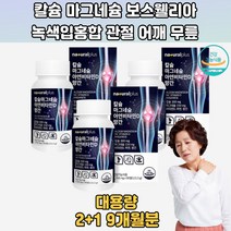 해조칼슘 비타민 C D3 홍화씨 상어연골 칼슘 9개월분
