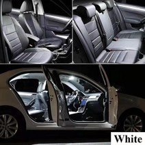 르노 호환 삼성 renault Grand Scenic 2 3 X MOD MK 4 2005 2006 2007 2010 액세서리 자동차 차량용 인테리어 LED 라이트 Canbus, [01] 6000K White, [06] Grand Scenic 3 -14P