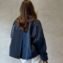 유행의미아 버클 벨트 A라인 트렌치 자켓(o66272)