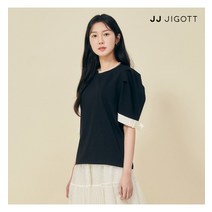JJ지고트 (JJ지고트) 테이프 턱 슬리브 티셔츠 GP5P0TST11