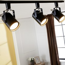 원통 레일조명세트 레일1M+확산형 LED 전구 15W 3P세트, 화이트, 하얀불