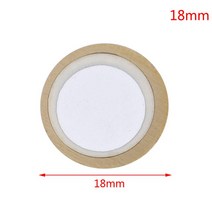 플로피디스크 피에조 요소 사운더 센서 패드 12mm 50mm 원형 트리거 드럼 디스크 구리 10 개, 03 18mm