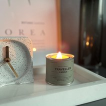 프레멜 트레블러 캠핑캔들 스몰 110ml, 브릭(프렌치라벤더향)