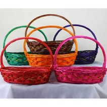 라탄 과일바구니 출산 선물 상견례 인사 백일상 명절, 3. 브라운 33x37cm 10개