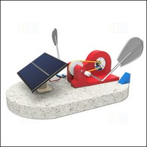 태양광 어기여차 노 젓는 로봇 보트/과학 실험 키트 교구 도구 만들기