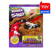 아카데미과학 [아카데미과학] 키네틱샌드 공룡화석발굴 세트, 단일옵션