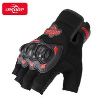 바이크 장갑 오토바이 글러브 용품 라이더 터치 장갑, 레드-반지