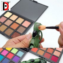 HD 웨더링 파스텔 12색 세트 건담 건프라 프라모델용 5종, 12Z＋브러시