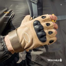 스포츠 자전거장갑 서바이벌 등산장갑, 반장갑-블랙