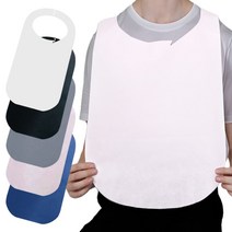 일회용 위생 앞치마 부직포 손님용 앞치마 (5color) 300매, 블랙300매