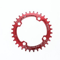 옴니움 크랭크 snail chainring 96bcd mtb 산악 자전거 체인링, 빨간색, 34톤