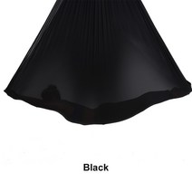 플라잉요가해먹 가정용 해먹 요가 천 공중 요가 해먹 탄성 나일론 훈련 벨트 바디 빌딩 필라테스 운동 피, 02 Black_01 S
