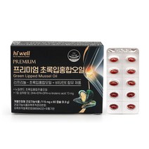 하이웰 프리미엄 뉴질랜드 초록입홍합오일 60캡슐, 1통, 옵션선택