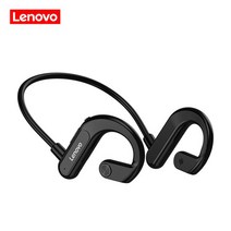 골전도 오픈형블루투스이어폰 수영 골밀도 넥밴드 Lenovo-X3 5.0 신제품 무선 헤드폰 인이어 아님 IPX5 방수 헤드셋 마이크 포함 스포츠용, 1.X3 Black