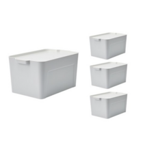 락앤락 차곡차곡쌓아쓰는모듈수납함 32L HPI1015GS4, GRAY, 16개