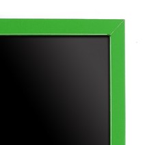 35*45CM MDF 나무 프레임 칠판 자기 드라이 지우기 쓰기 보드 5 색 홈 장식 메시지, Green Frame