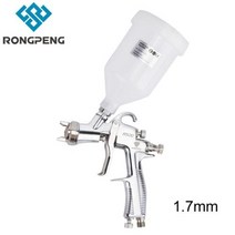 페인트건 페인트분사기 에어스프레이건 RONGPENG 스프레이 건 프로 페인팅 수성 에어 브러시 R500 1.3/1.4/1.5/1.7/2.0mm 노즐 페인트, [05] R500 1.7mm, R500 1.7mm