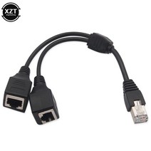 랜선분배기 동시사용 인터넷 분배기 렌선 랜커플러 Rj45 1 남성 2 여성 소켓 포트 lan 이더넷 네트워크 y 안정적인 전송 네트워크 리드 익스텐더 연장 케이블, 없음