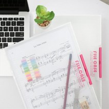 반투명 플라스틱 A4 파일케이스 화일파일 a4보관 화일 파일집 서류파일 계약서보관, 1개, 핑크