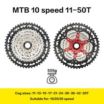 스프라켓ThinkRider-8 9 10 11 단 자전거 카세트 산악 MTB 프리휠 스프로킷 36T 40T 42T 46T 50T 52T 시