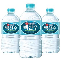 농심 백산수 샘물 생수 1L x 12병, 12개