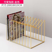 LP 보관함 수납장 꽂이 거치대 레코드판 박스 엘피 정리함 DVD CD 진열 빈티지 장 철제, BC귀여운토끼-골드