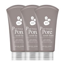 시투와이 화산송이 스크럽 폼, 120ml, 3개