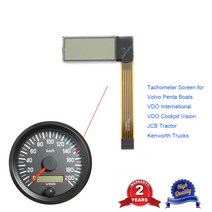 켄 월스 트럭 용 VDO 타코미터 LCD 화면 JCB 볼보 펜타 보트 Yanmar Marine hour meter display, 한개옵션0