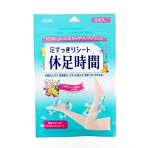 휴족시간 쿨링시트 6매 종아리 패치, 1개, 1개