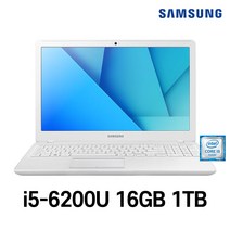 삼성전자 중고노트북 삼성노트북 NT501R5A 인텔 i5-6200U 윈도우11설치 화이트 노트북, NT501R5A_W, WIN11 Pro, 16GB, 1TB, 코어i5 6200U