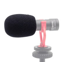 마이크용 스펀지 커버 폼 윈드스크린 BOYA BY-MM1 RODE VideoMic 용품, 1개