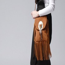 다잇템 여성 미니멈 인디언 그런지 라이트 크로스백